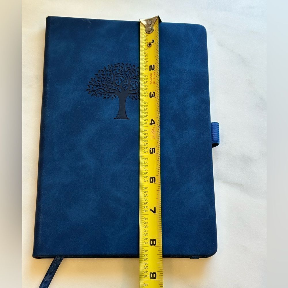 Navy Journal with Tree Image and Lined Pages - Picture 10 of 10